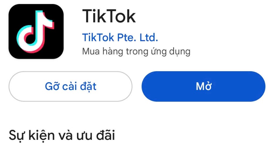 cập nhật tiktok