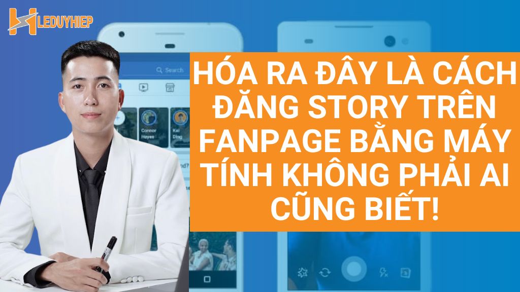 cách đăng story trên fanpage bằng máy tính