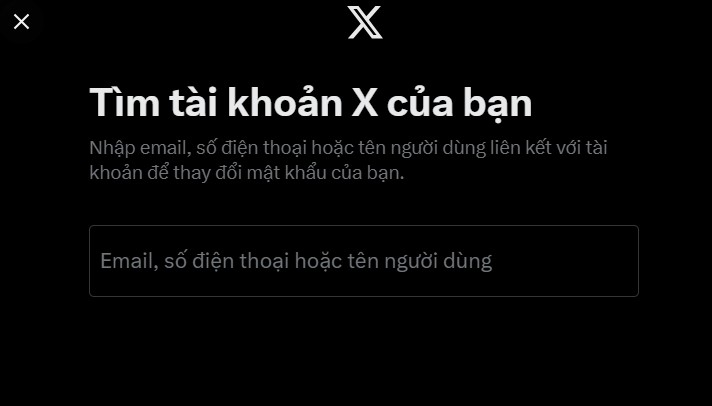 nhập địa chỉ email