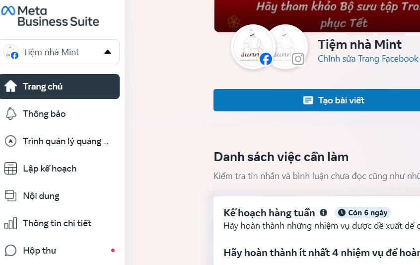 cách đăng bài cùng lúc trên facebook và instagram