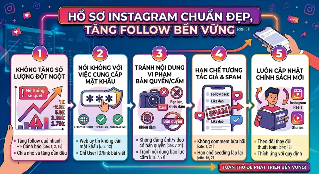 cách tăng follow instagram bằng điện thoại