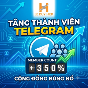 cách tăng thành viên nhóm telegram