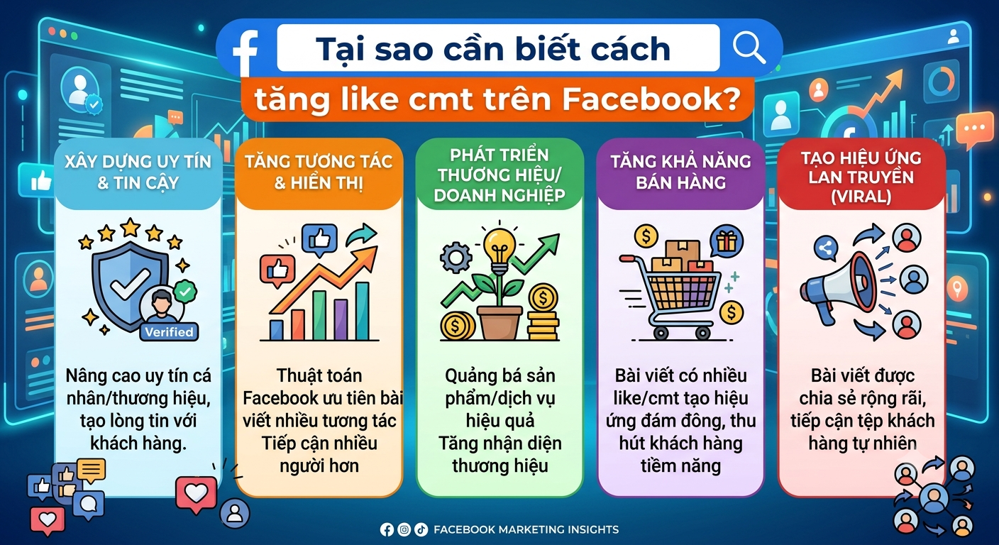 cách tăng like cmt trên facebook