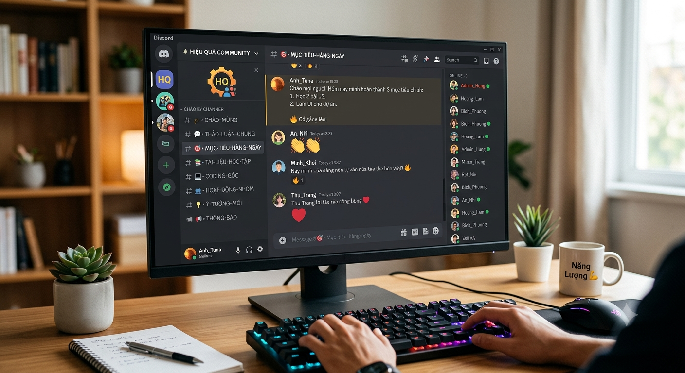 cách tăng cường máy chủ discord