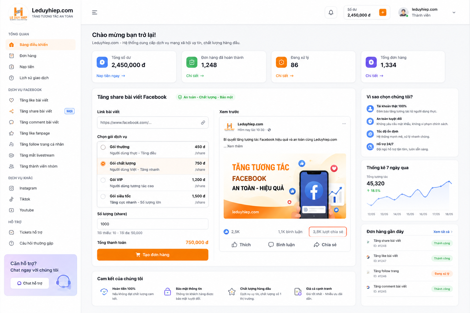 cách tăng lượt share trên facebook