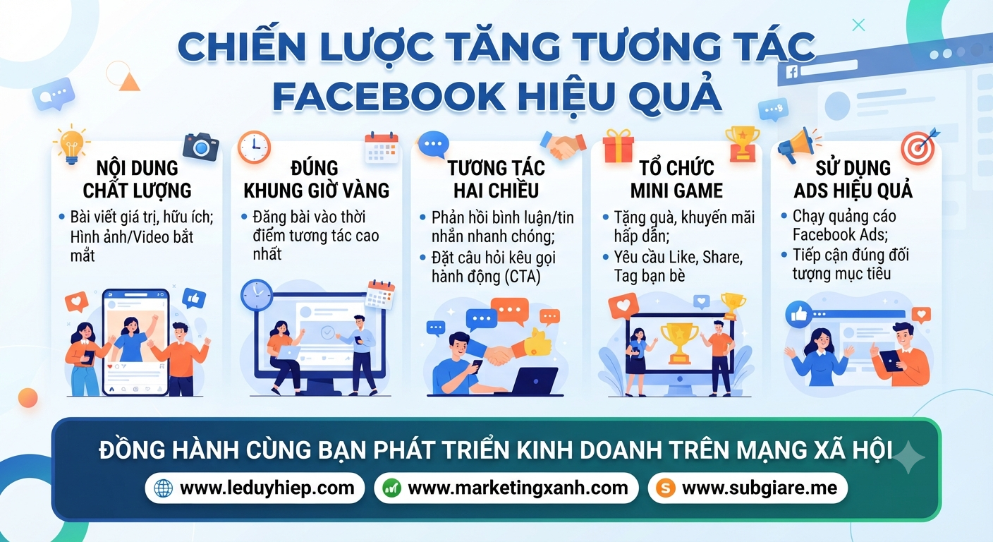cách tăng tương tác cho bài viết trên facebook