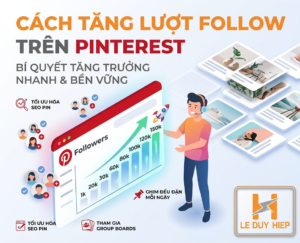 cách tăng lượt follow trên pinterest