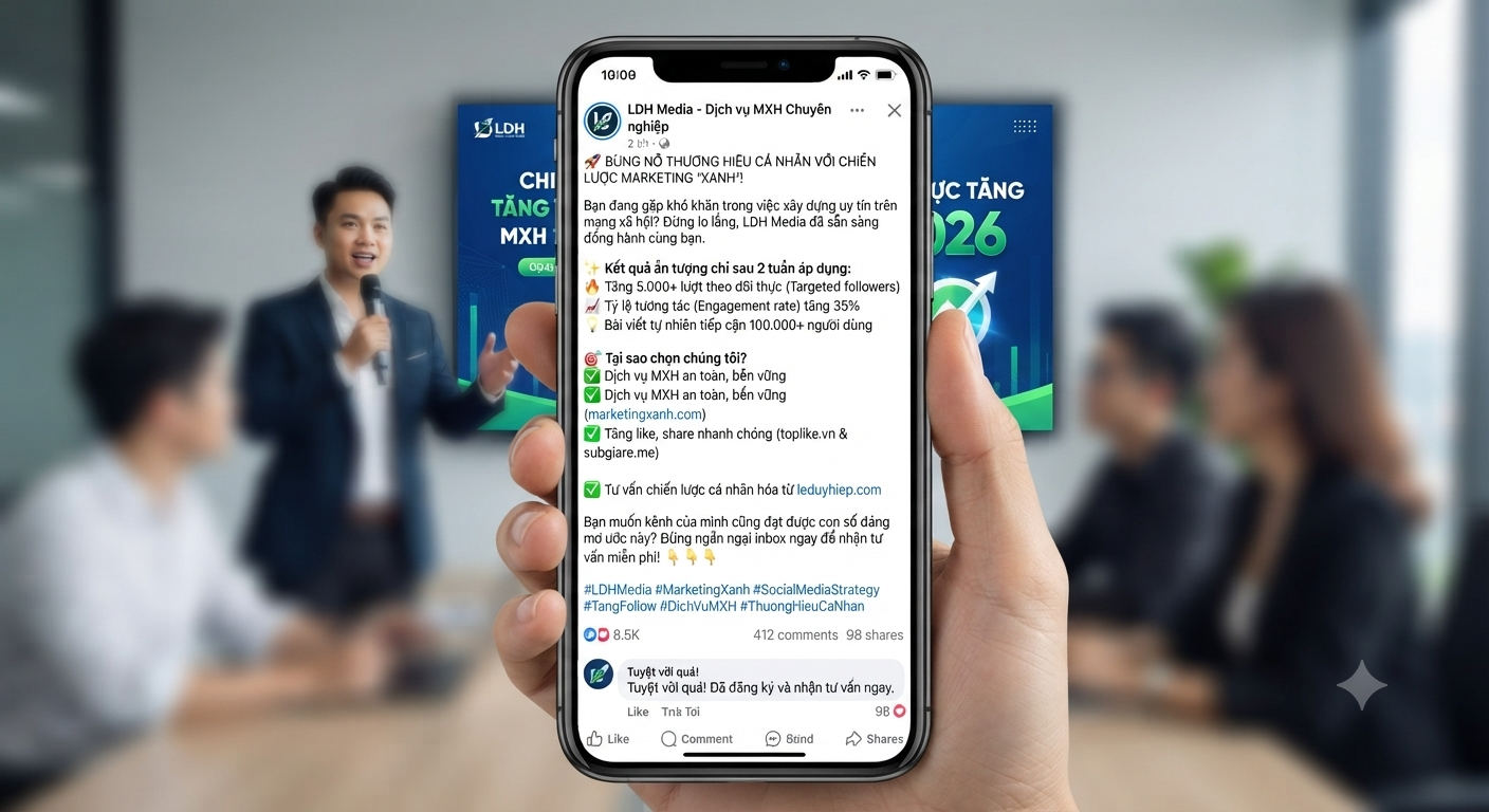 Hình ảnh chụp màn hình một bài viết đạt được lượng tương tác cao nhờ chiến lược marketing hiệu quả