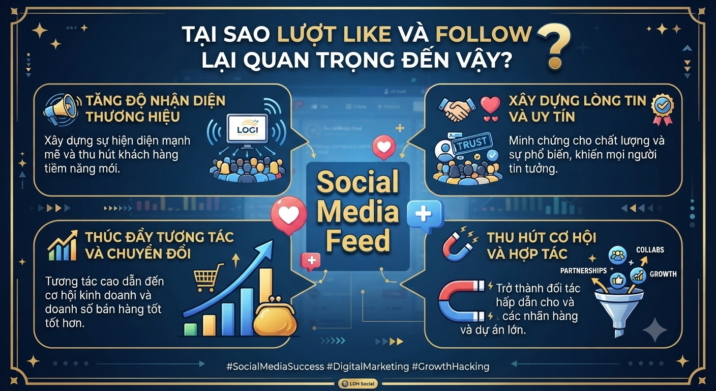 cách tăng like follow fanpage facebook