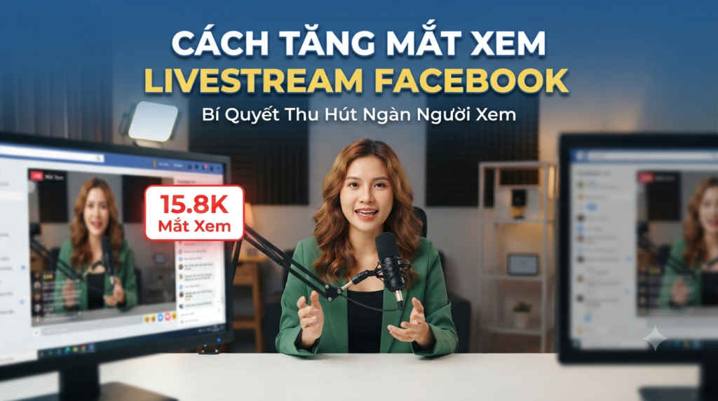 cách tăng mắt xem livestream facebook